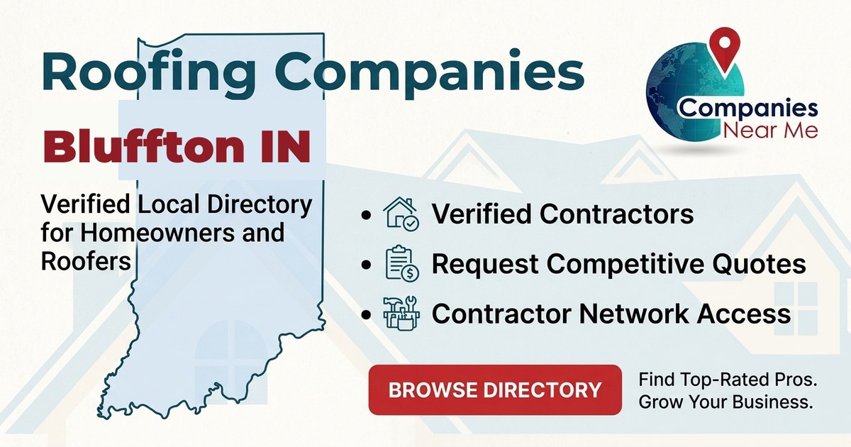 Roofing companies in Bluffton Indiana