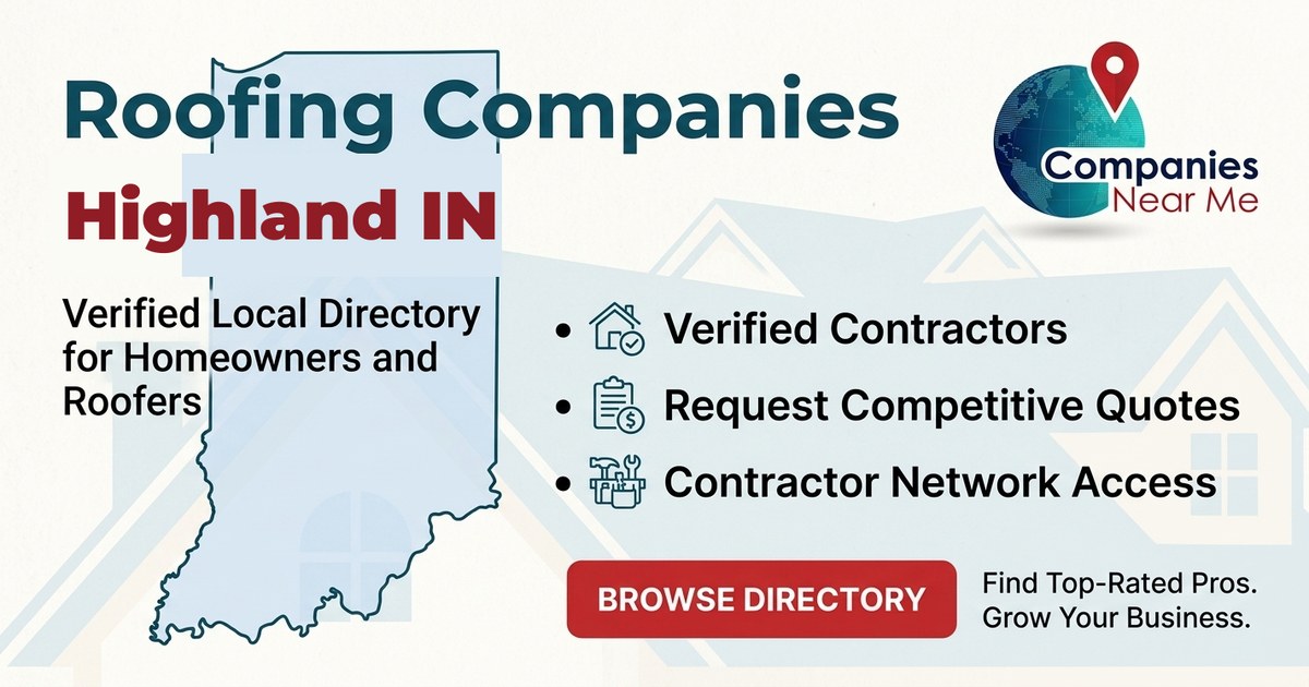 Roofing companies in Highland Indiana