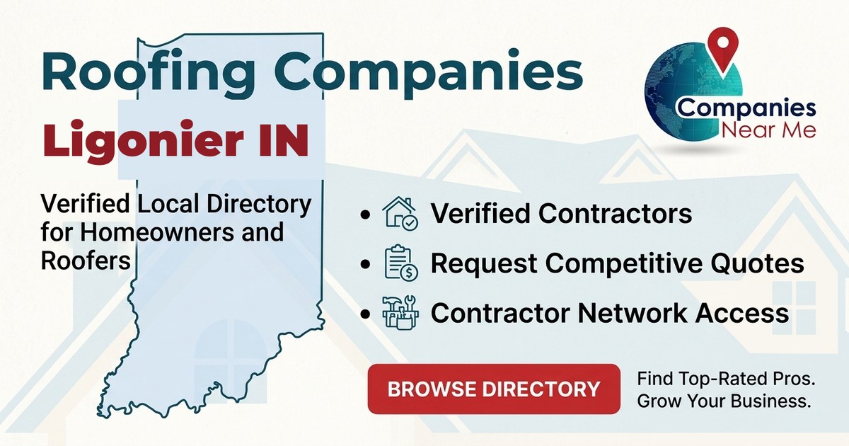 Roofing companies in Ligonier Indiana