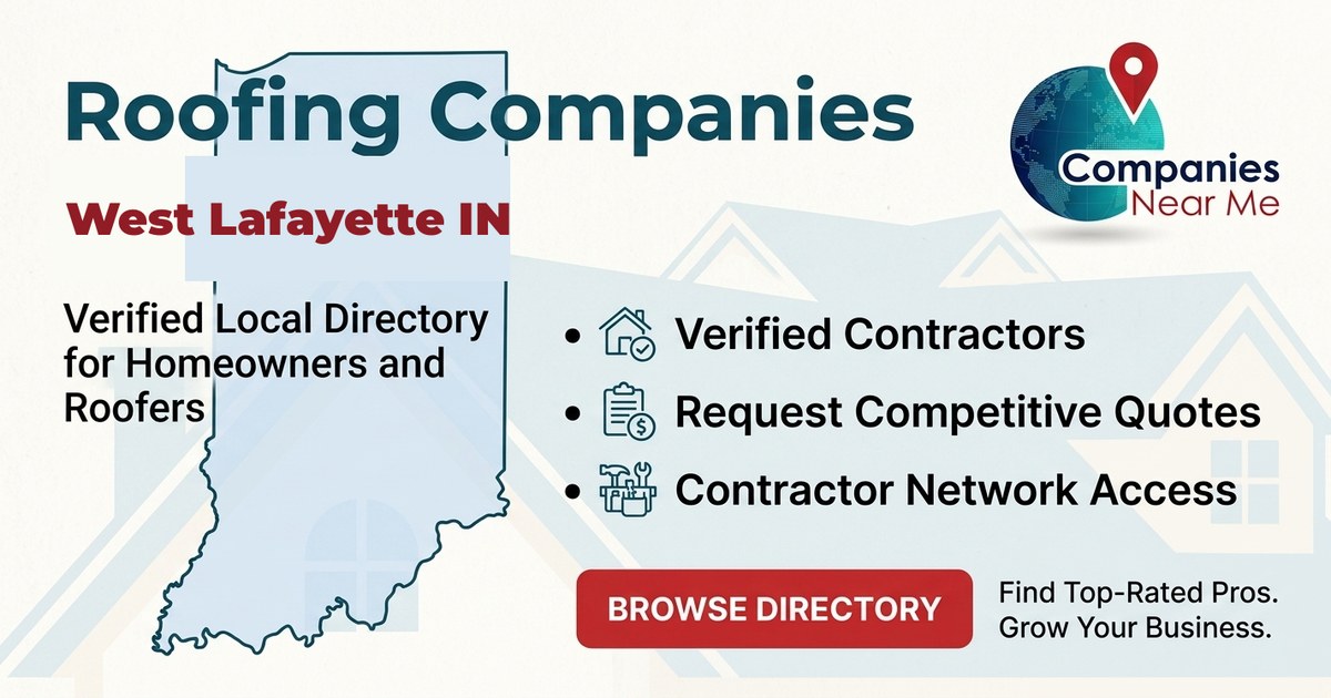 Roofing companies in West Lafayette Indiana