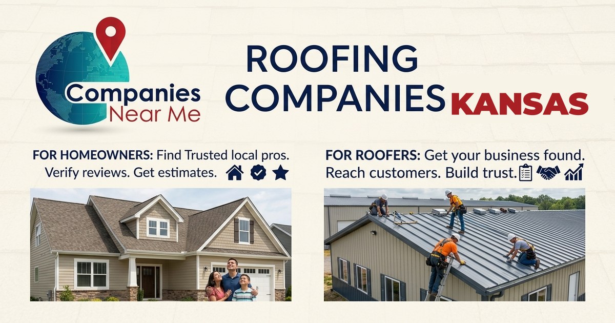 Roofing companies in Kansas — CompaniesNearMe