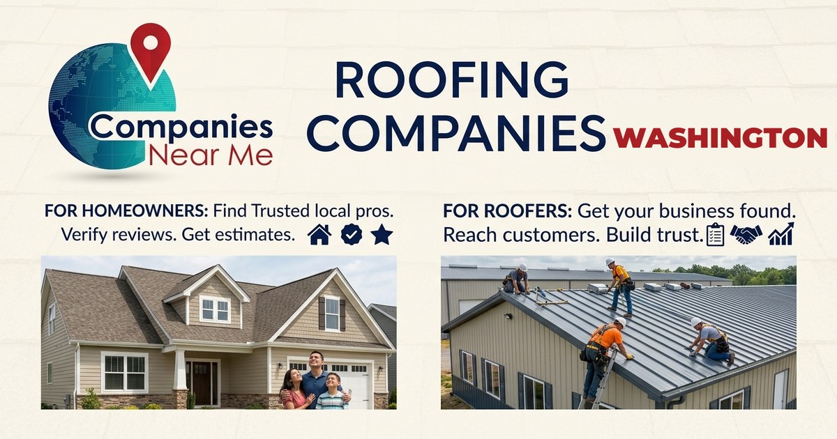 Roofing companies in Washington — CompaniesNearMe