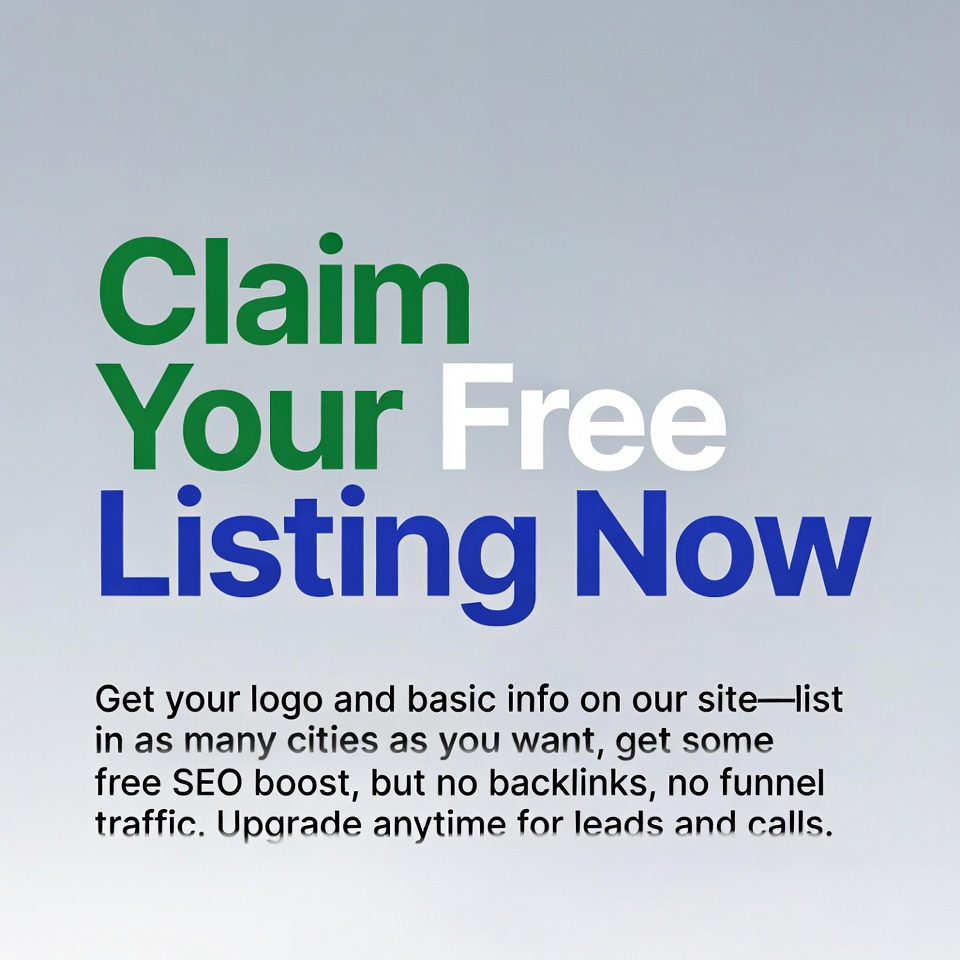 claim your free Listing